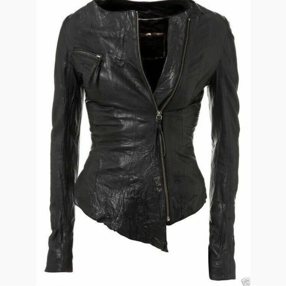 Rare Kate Moss Topshop Leather Jacket (2007) - Picture 2 of 6